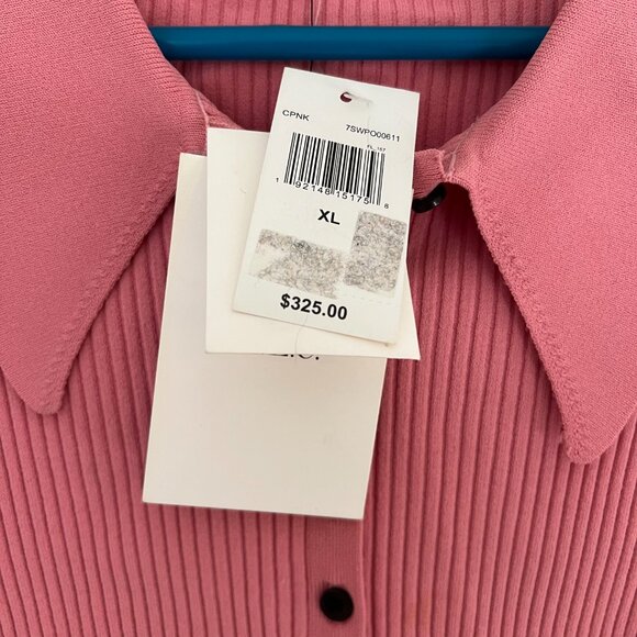 NWT ALC Pink Ribbed Top - Picture 3 of 5